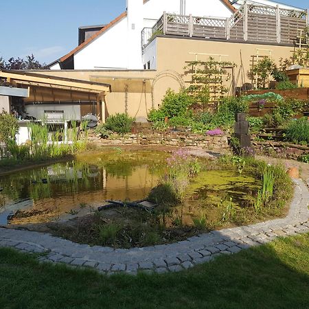 Wohnung Mit Sauna, Garten & Schwimmteich 비트그하임-비징엔 외부 사진
